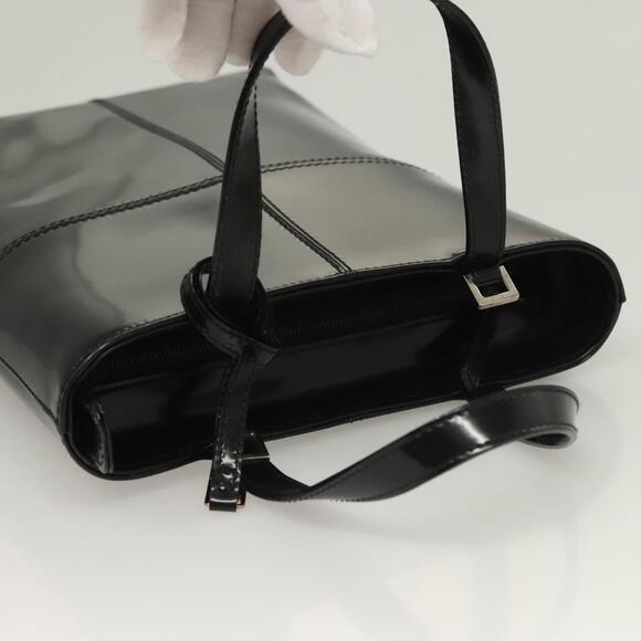 GUCCI Hand Bag Enamel Black Gold 000 2113 000 2113 - Picture 6 of 16